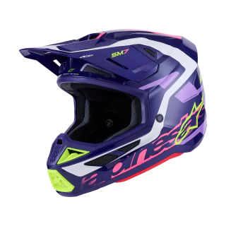 Alpinestars Crosshelm S-M7 Deed - Paars / Roze