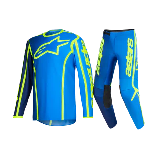 Alpinestars Crosskleding 2026 Fluid Apex - Blauw / Fluo Geel