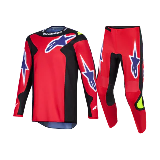 Alpinestars Crosskleding 2026 Fluid Grid - Rood / Zwart / Paars