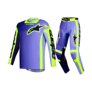 Alpinestars Crosskleding 2026 Racer Portl - Paars / Fluo Geel