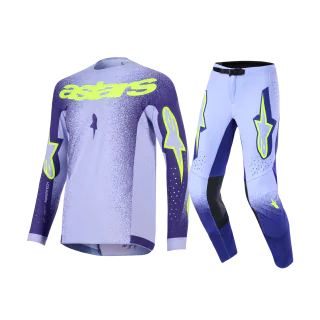 Alpinestars Crosskleding 2026 Supertech Scenz - Paars / Fluo Geel