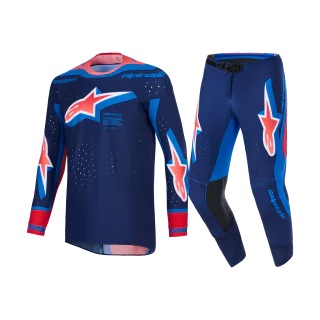 Alpinestars Crosskleding 2026 Supertech Vista - Donker Navy / Hot Coral / Cobalt
