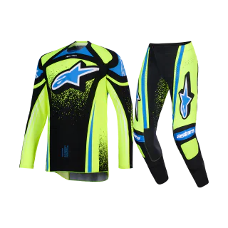 Alpinestars Crosskleding 2026 Techstar Nomur - Donker Navy / Fluo Geel / Ucla / Blauw