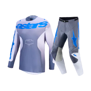 Alpinestars Crosskleding 2027 Racer Amber - Ash Grijs / Licht Lilac / Ucla Blauw