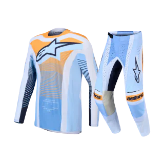 Alpinestars Crosskleding 2027 Techstar Maven - Dust Blauw / Tangerine / Zwart