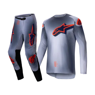 Alpinestars Crosskleding Supertech Lipan - Grijs / Fluo Oranje