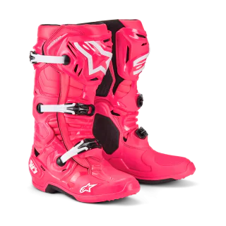 Alpinestars Crosslaarzen Tech 10 - Diva Roze / Wit