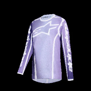 Alpinestars Dames Cross Shirt 2026 Fluid Apex - Violet / Wit