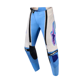 Alpinestars Dames Crossbroek 2026 Techstar Nomur - Licht Blauw / Off Wit / Zwart