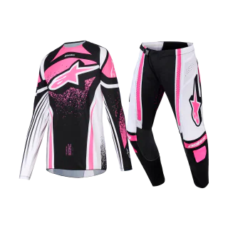 Alpinestars Dames Crosskleding 2026 Techstar Nomur - Zwart / Wit / Fuchsia