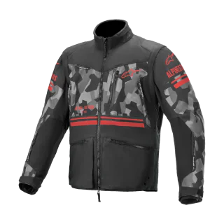 Alpinestars Enduro Jas Venture R - Grijs Camo / Fluo Rood