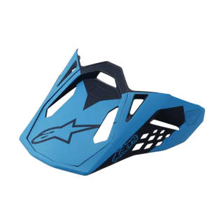 Alpinestars Helmklep S-M10 22.05 Meta - Mat Blauw