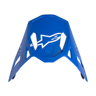 Alpinestars Helmklep S-M10 Flood - Met Blauw / Zwart / Carbon