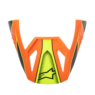 Alpinestars Helmklep S-M3 Fray - Zwart / Oranje / Fluo Geel