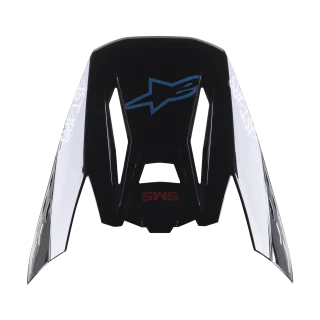 Alpinestars Helmklep S-M5 22.05 Bond - Zwart / Rood / Cyan / Zilver