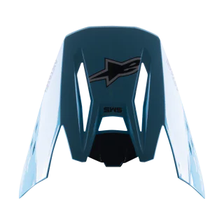 Alpinestars Helmklep S-M5 22.05 Speed - Zwart / Blauw / Rood / Geel