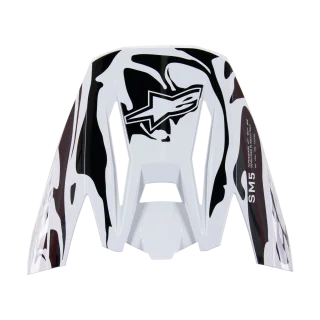 Alpinestars Helmklep S-M5 Mineral - Glans Cool Grijs / Donker Grijs