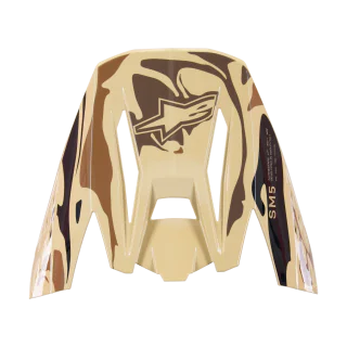 Alpinestars Helmklep S-M5 Mineral - Mat Donker Bruin