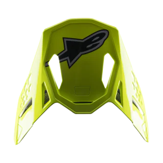 Alpinestars Helmklep S-M8 22.05 Factory - Zwart / Geel / Blauw