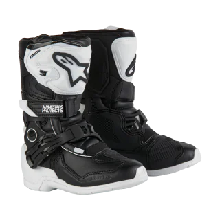 Alpinestars Kids Crosslaarzen Tech 3S - Wit / Zwart