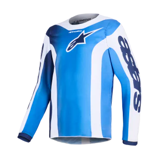 Alpinestars Kinder Crosskleding 2026 Fluid Portl - Ucla / Blauw / Wit