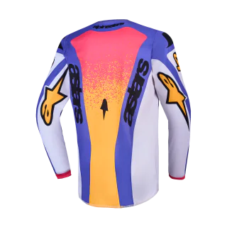 Alpinestars Kinder Crosskleding 2027 Fluid Drag - Licht Lilac / Blauw / Iris / Goud