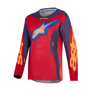 Alpinestars Kinder Crosskleding 2027 Fluid Hunt - Fire Rood / Graystone / Hot Coral