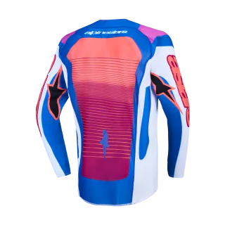 Alpinestars Kinder Crosskleding 2027 Supertech Maven - Wit / Hot Coral / Blithe Blauw