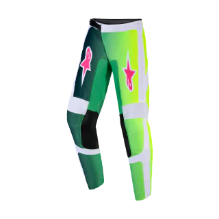 Alpinestars Kinder Crossbroek 2026 Fluid Portl - Groen / Wit / Zwart