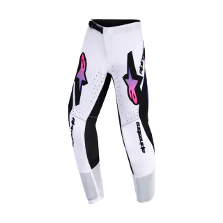 Alpinestars Kinder Crossbroek 2026 Supertech Vista - Wit / Paars / Zwart