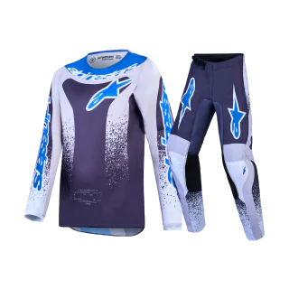 Alpinestars Kinder Crosskleding 2027 Fluid Drag - Graystone / Licht Lilac / Ucla / Zwart