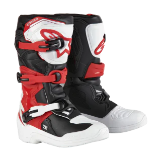 Alpinestars Kinder Crosslaarzen Tech 3S - Wit / Zwart / Rood