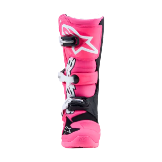 Alpinestars Kinder Crosslaarzen Tech 7S - Fluo Roze / Zwart / Wit