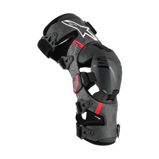 Alpinestars Kniebraces Supertech RK-10 Plasma - Zwart / Rood