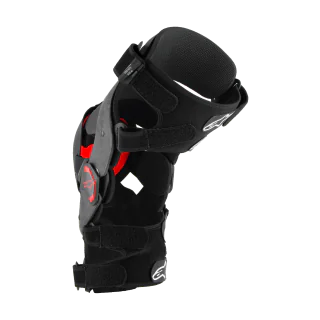 Alpinestars Kniebraces Supertech RK-10 Plasma - Zwart / Rood