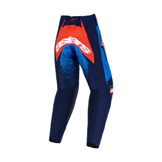 Alpinestars Mini Crossbroek 2026 Racer Nomur - Donker Navy / Oranje / Ucla / Blauw