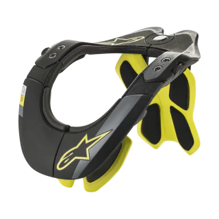 Alpinestars Nekbrace BNS Tech 2 - Zwart / Geel Fluo