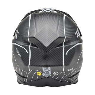 Bell Crosshelm Moto-10 Spherical Fasthouse Raven - Mat Zwart / Wit