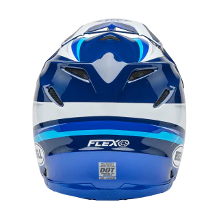 Bell Crosshelm Moto-9S Flex Merchant - Blauw