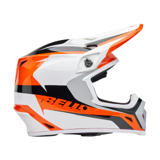 Bell Crosshelm MX-9 Rift - Oranje / Wit