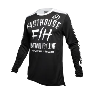 Fasthouse Cross Shirt Dickson - Zwart