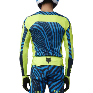 Fox Cross Shirt Flexair Impression - Fluo Geel