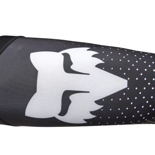Fox Cross Sokken Lang Kniebrace Flexair Fracture - Wit / Zwart