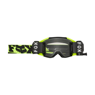 Fox Crossbril Roll-Off Vue - Hi-Vis Geel - Clear Lens