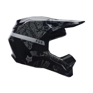 Fox Crosshelm V1 BNKR - Zwart / Camo / Wit
