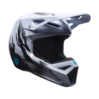Fox Crosshelm V1 Clutch - Wit / Zwart