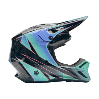 Fox Crosshelm V3 RS Canvas - Aqua