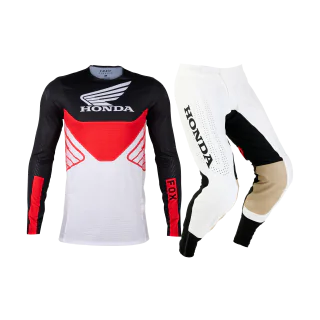 Fox Crosskleding Flexair Honda - Zwart / Wit