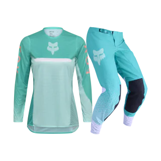 Fox Dames Crosskleding 2026 Flexair Fracture - Aqua