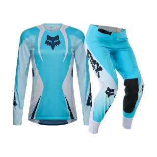Fox Dames Crosskleding 2027 Flexair Thorn - Sky Blauw